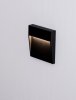 Kinkiet zewnętrzny LED czarny kwadratowy designerski nowoczesny IP54 LORCENA LE75296 Luces Exclusivas